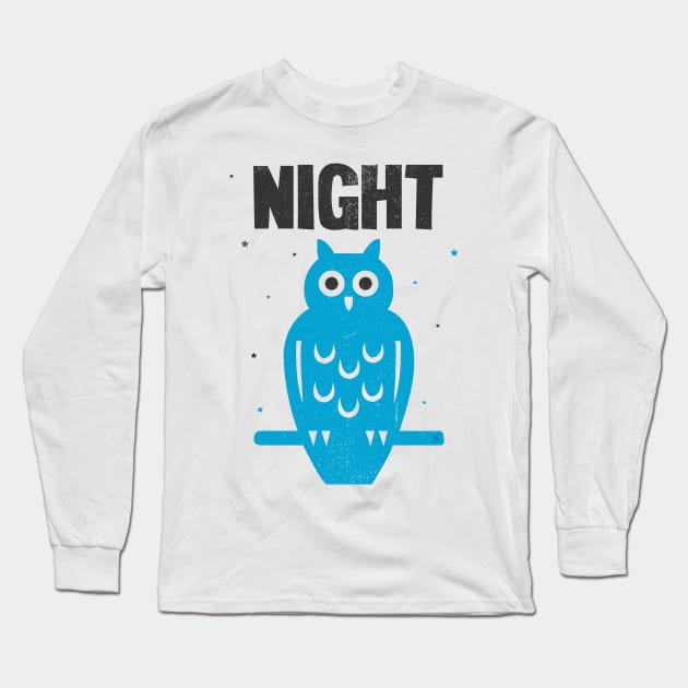 Night Owl Long Sleeve T-Shirt by gtee